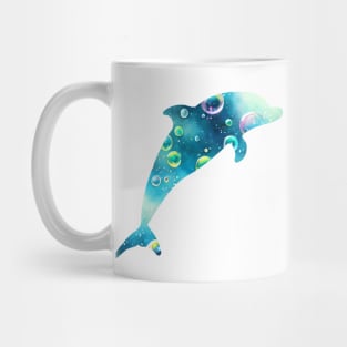 Bubble Dolphin Mug